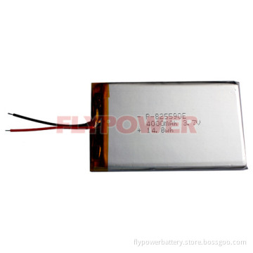 3.7V 4000mAh Lithium Ion Polymer Battery Pack (1S1P of FLP-825590)